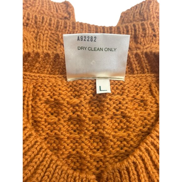 Kilronan Knitwear 100% Merino Wool Cable Knit Cardigan | | | Size Large - Picture 7 of 9